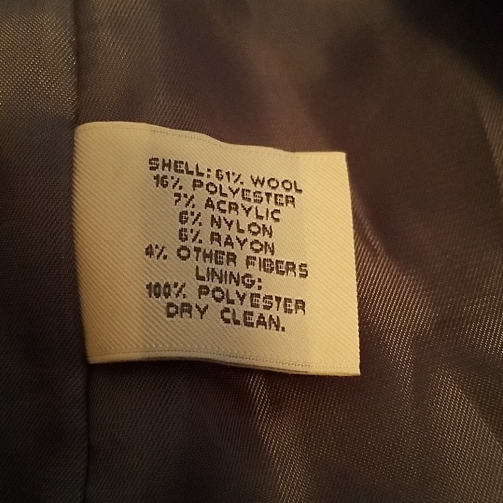 *SOLD* St John's Bay Double Breasted Pea Coat Medium - Picture 5 of 8